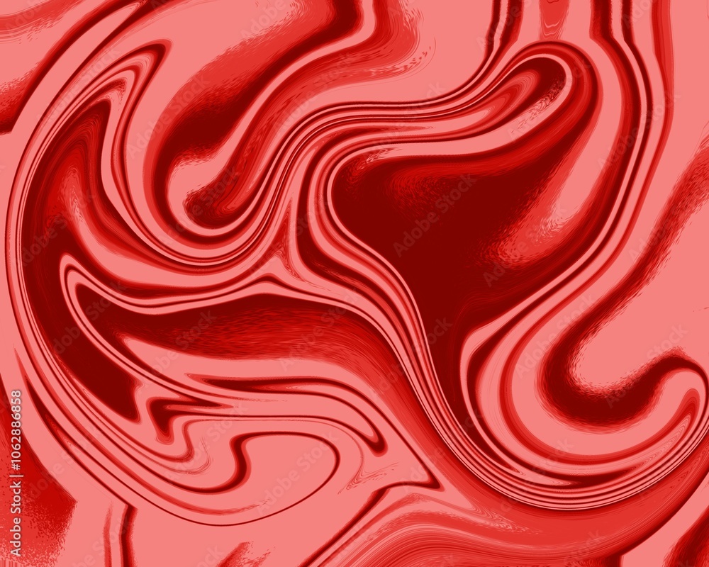 Fototapeta premium Red marble effect texture liquid high resolution background wallpaper.