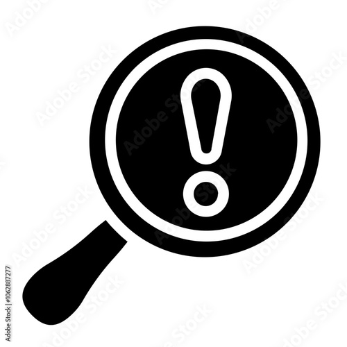 Risk identification Solid Icon