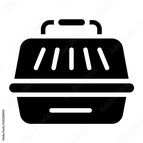 Pet carrier Solid Icon