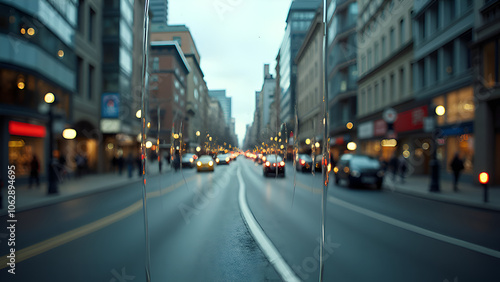 city street at night