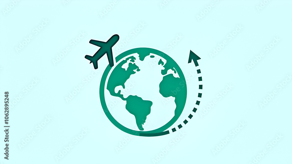 Fototapeta premium green earth globe