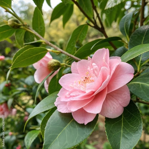 a pink flower