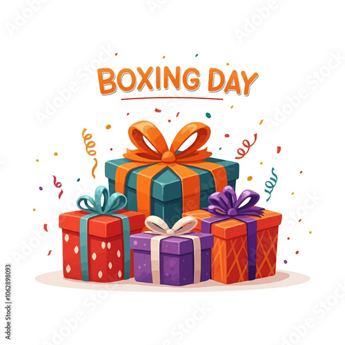 Stacked gift boxes for Boxi...
