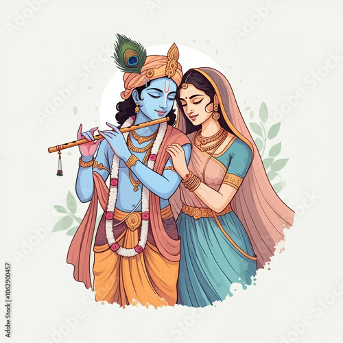Krishna and Radha’s divine ...