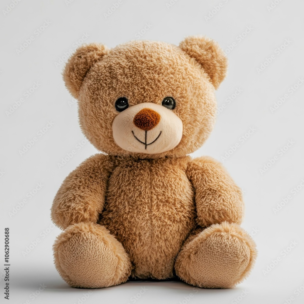 Teddy bear isolated on white, plush, cute, ideal for children's designs. Teddy bear isolated on white, plush, cute, ideal for children's designs.