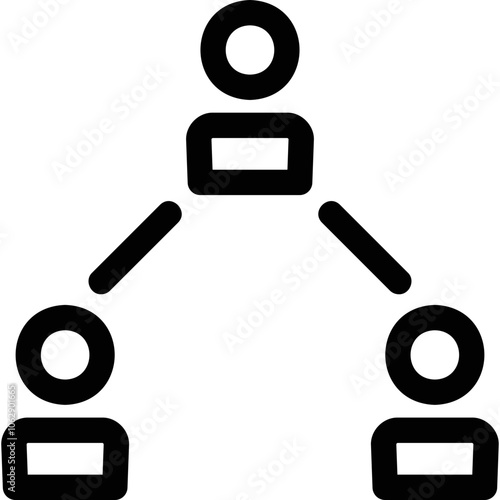 
Simple vector icon on a theme referral