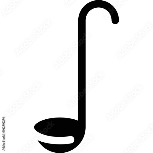 Simple vector icon on a theme ladle
