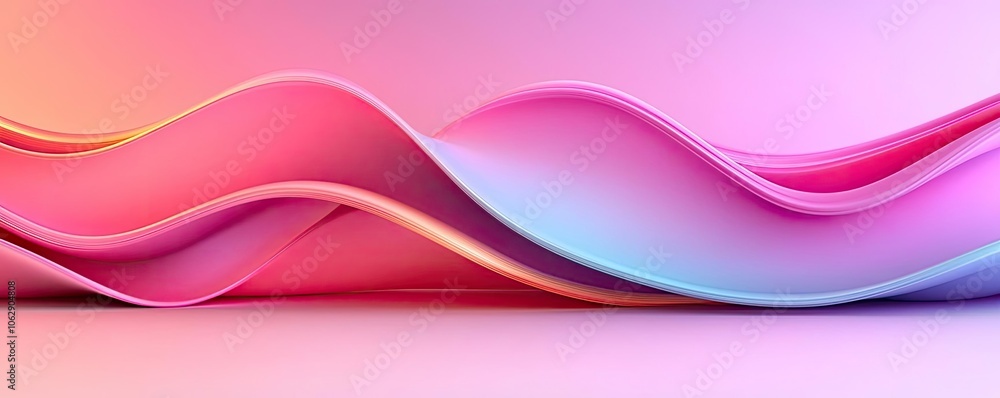 Colorful wave patterns flowing in vibrant shades of pink and blue. Colorful wave patterns flowing in vibrant shades of pink and blue.