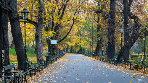 Krakowskie planty jesienią, czyli wielki park w Krakowie