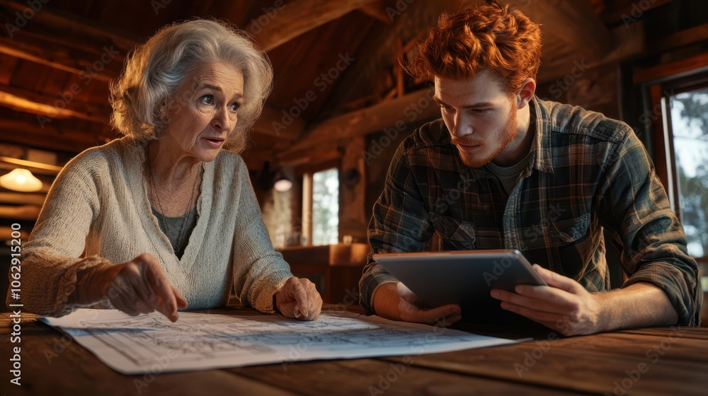 The Elderly Woman and Youth The Elderly Woman and Youth