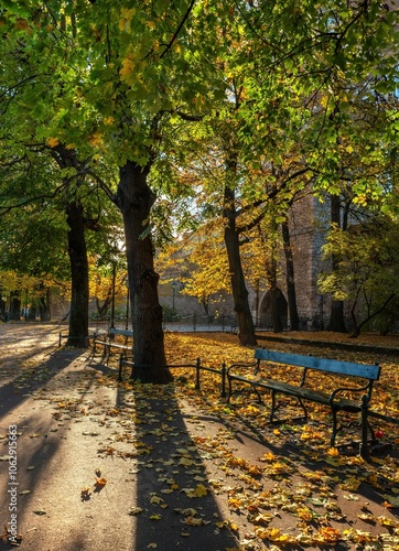 Krakowskie planty jesienią, czyli wielki park w Krakowie