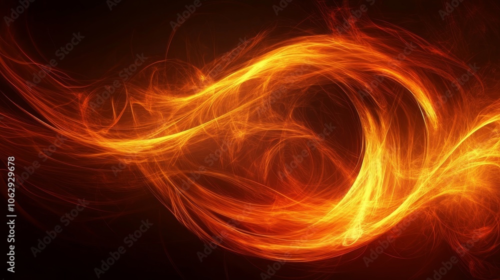 Glowing burning fire ring dark background, grainy gradient orange red yellow black noise texture banner abstract background, Generative AI Glowing burning fire ring dark background, grainy gradient orange red yellow black noise texture banner abstract background, Generative AI