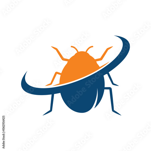 pest control logo design vector, insecticide logo icon, Disinfection service