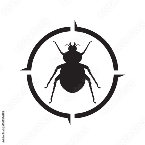 pest control logo design vector, insecticide logo icon, Disinfection service