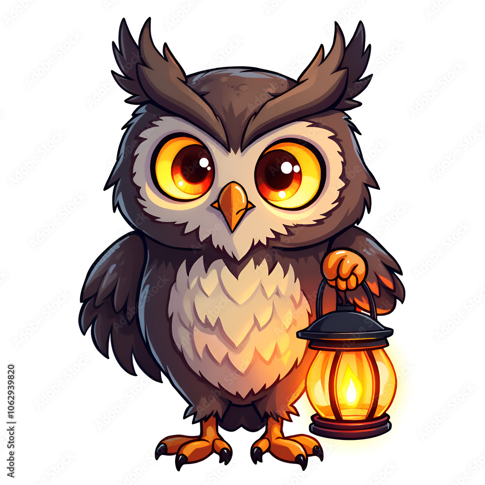 In the heart of the forest, the wise owl illuminates the path for wandering souls, digital illustration of fantasy character design concept. In the heart of the forest, the wise owl illuminates the path for wandering souls, digital illustration of fantasy character design concept.