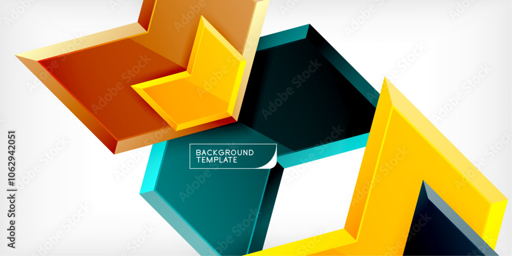 Technology dynamic arrow geometric background. Vector Illustration For Wallpaper, Banner, Background, Card, Book Illustration, landing page