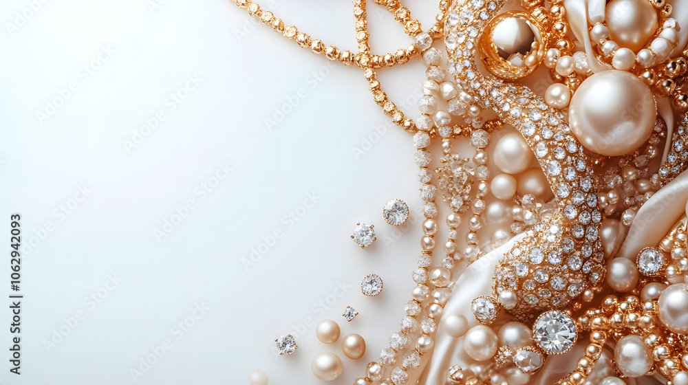 Close-up of Elegant Minimalist Jewelry Pieces on a Plain White Background
Close-up of Elegant Minimalist Jewelry Pieces on a Plain White Background