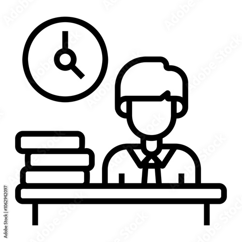 burden Line Icon