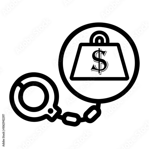 workaholic Line Icon