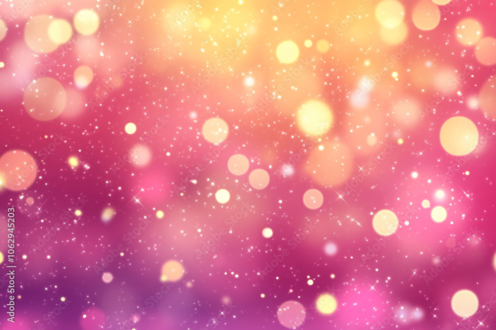 Pink and Gold Festive Sparkle: Abstract bokeh background with warm pink and gold tones, perfect for holidays, celebrations, or romantic designs. Sparkling lights and glitter create a magical. Pink and Gold Festive Sparkle: Abstract bokeh background with warm pink and gold tones, perfect for holidays, celebrations, or romantic designs. Sparkling lights and glitter create a magical.