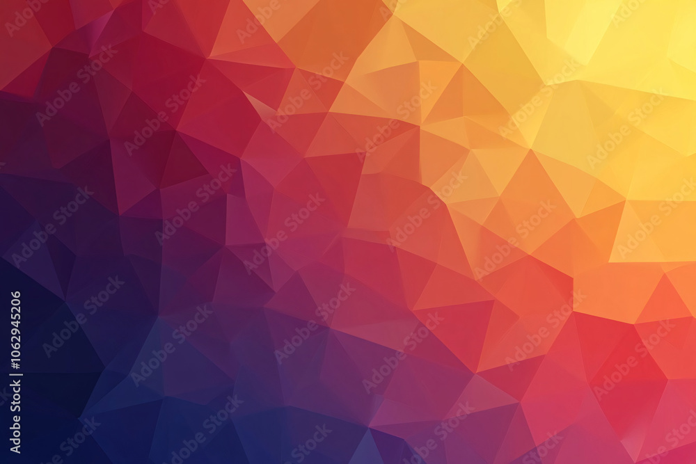 Abstract Low Poly Gradient: A captivating digital illustration showcases a vibrant, abstract low poly gradient, with a mesmerizing blend of warm and cool tones. Abstract Low Poly Gradient: A captivating digital illustration showcases a vibrant, abstract low poly gradient, with a mesmerizing blend of warm and cool tones.