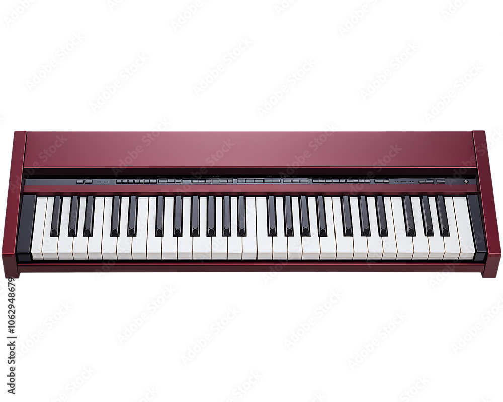 Piano keyboard, isolated on transparent background Piano keyboard, isolated on transparent background