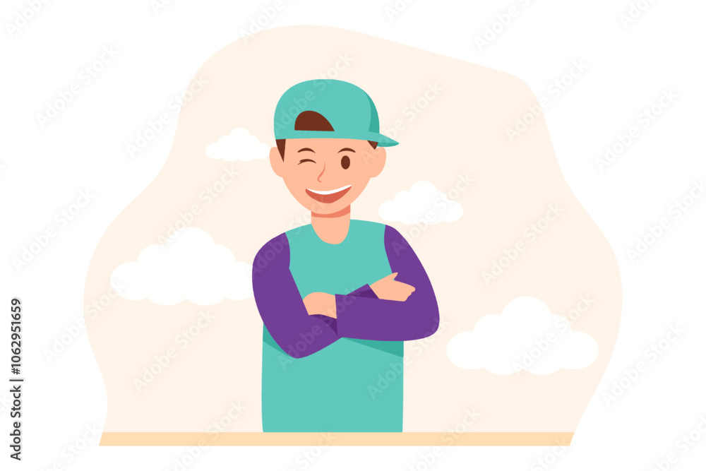 Children's Day Flat Design Illustration Children's Day Flat Design Illustration