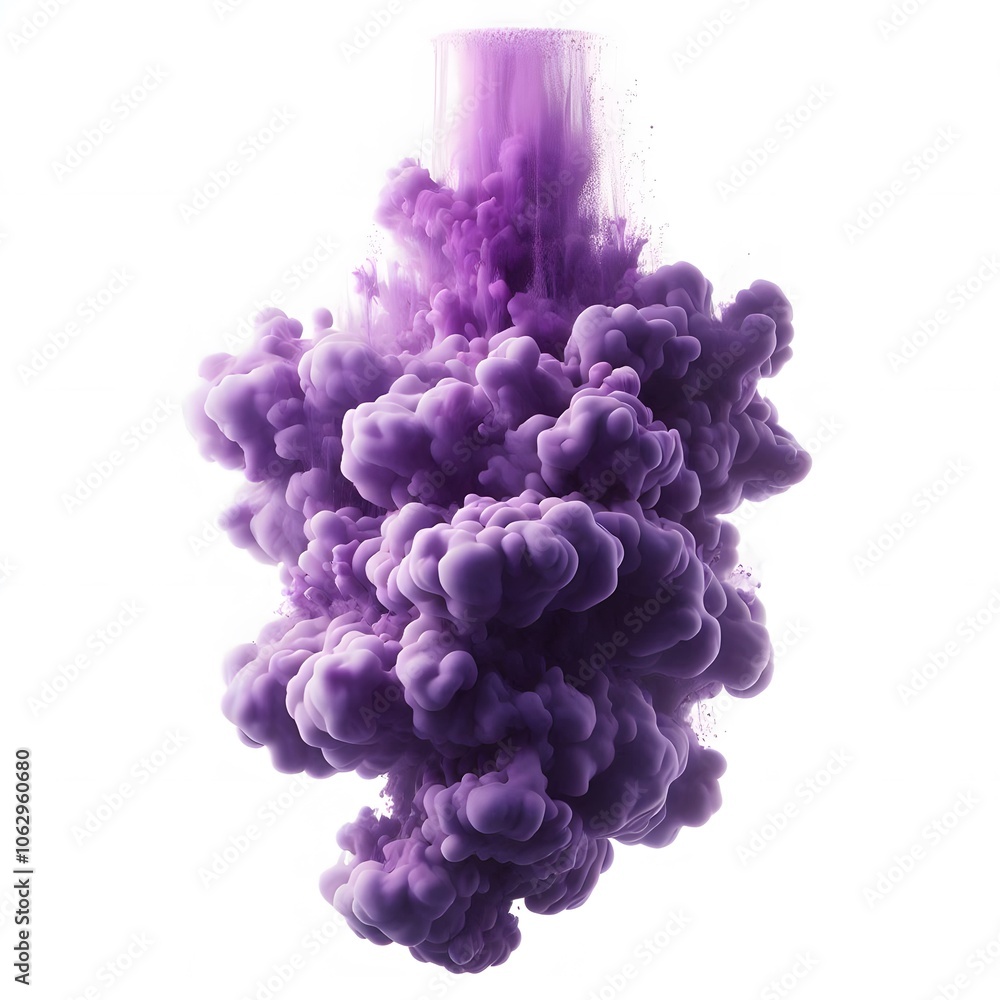 Colorful paint splashes isolated on a white background Colorful paint splashes isolated on a white background