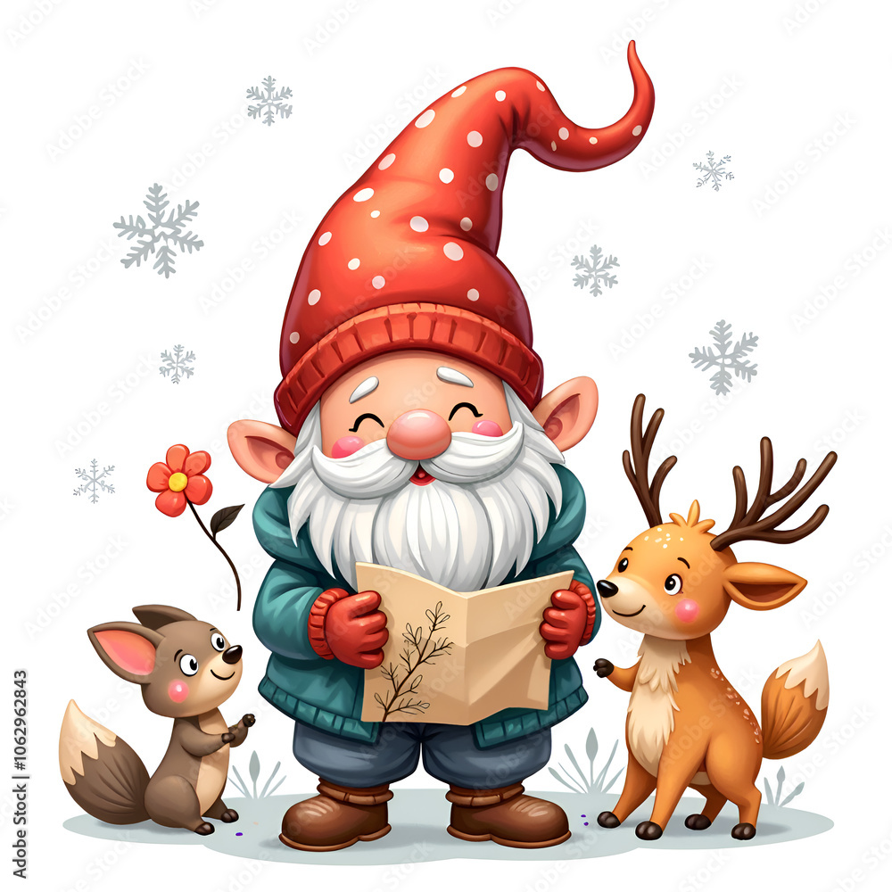 Embrace the warmth of friendship amidst the enchanting winter wonderland, digital illustration of fantasy concept. Embrace the warmth of friendship amidst the enchanting winter wonderland, digital illustration of fantasy concept.