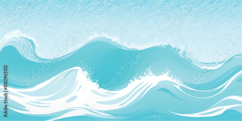 Transparent abstract soft blue and green abstract water color ocean wave texture background. Banner Graphic Resource as background for ocean wave and water wave abstract graphics	