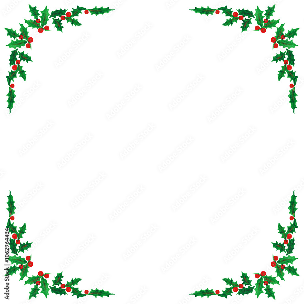 decorations, Christmas card, Christmas and New Year frame decorations, Christmas card, Christmas and New Year frame