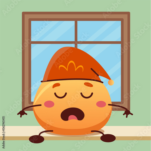 Children s vector illustration for the fairy tale Kolobok