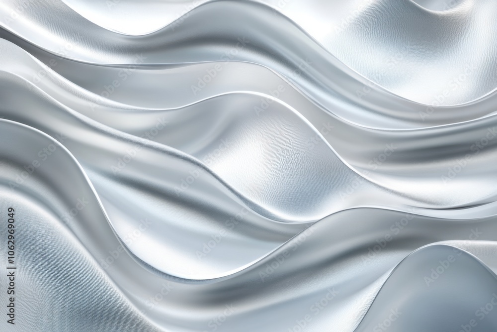 Minimalistic liquid silver waves pattern for modern design and decor Minimalistic liquid silver waves pattern for modern design and decor