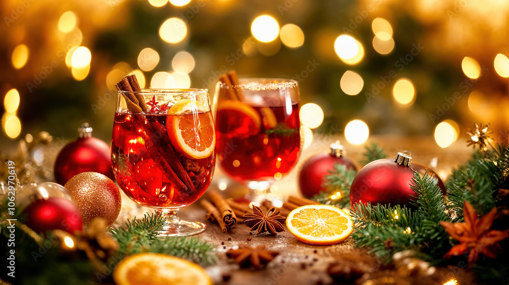 verres de glögg, boisson typique scandinave au vin chaud verres de glögg, boisson typique scandinave au vin chaud