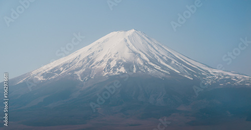 Mount Fuji from Kawaguchiko Lake, Yamanashi, Japan photo