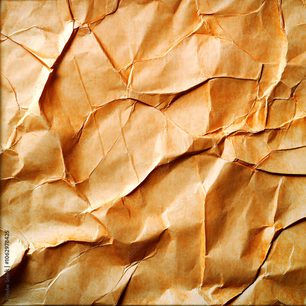 Explore the texture of crumpled paper