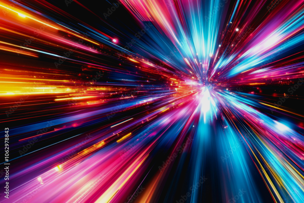 Explore a vibrant abstract digital composition featuring bright lines and light effects, creating a sense of energy and motion in a stunning visual display. Explore a vibrant abstract digital composition featuring bright lines and light effects, creating a sense of energy and motion in a stunning visual display.