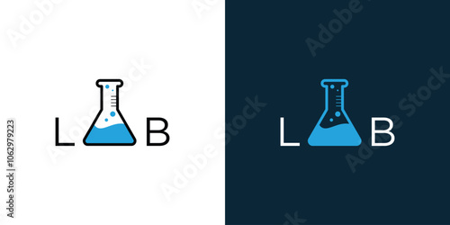 lab science technology logo designs