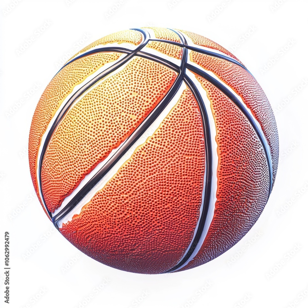 Basketball ball isolated on white, sharp focus, detailed texture, simple background. Basketball ball isolated on white, sharp focus, detailed texture, simple background.
