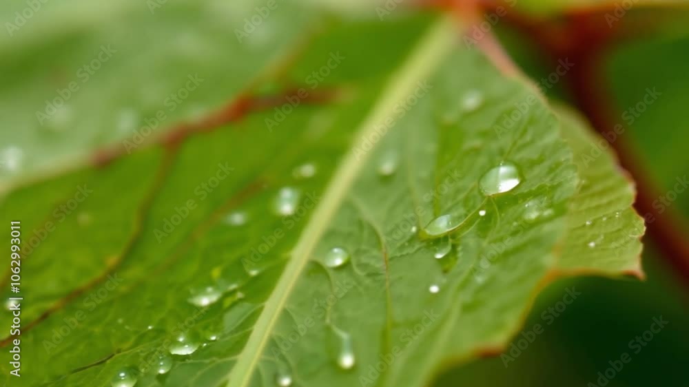 Vibrant Sorrel Leaf Macro: Green and Red Contrast for Organic Themes Vibrant Sorrel Leaf Macro: Green and Red Contrast for Organic Themes