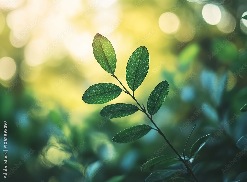 Close-up of green leaves with a blurred background. Close-up of green leaves with a blurred background.