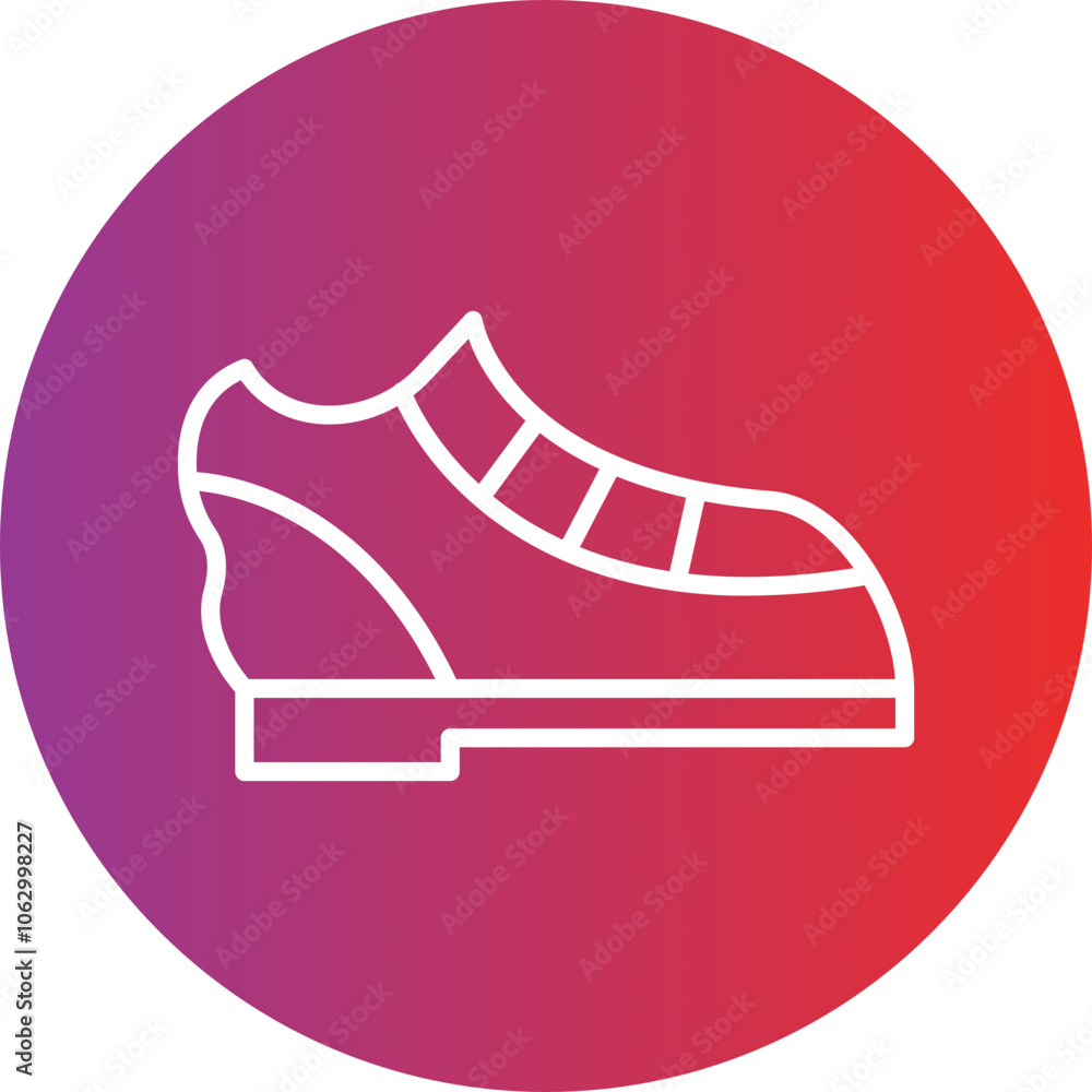 Bowling Shoes icon style Bowling Shoes icon style