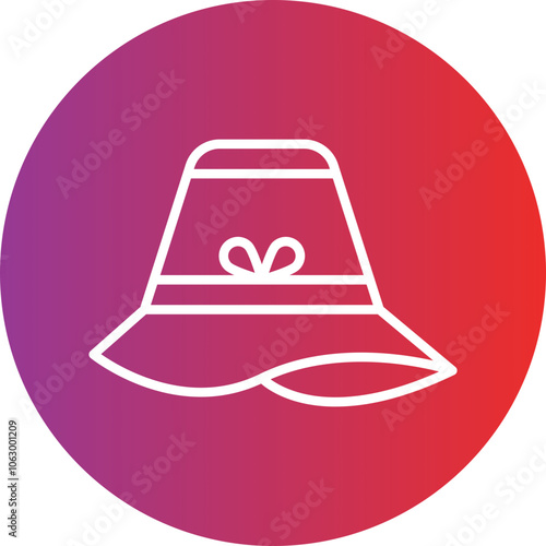 Sun Hat icon style