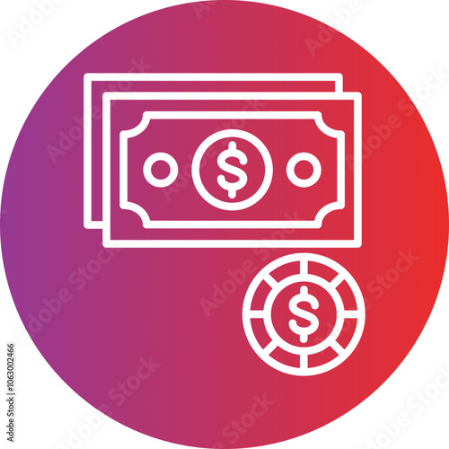 Money icon style