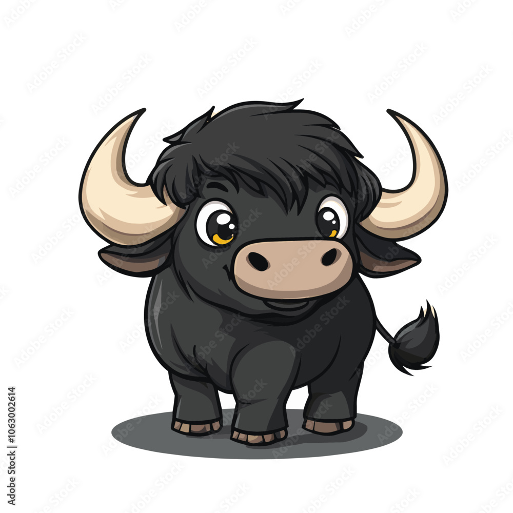 Fototapeta premium bull with horns