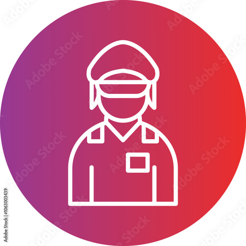 Police Women icon style