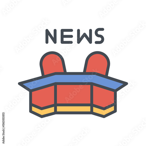 Newsroom Vector Icon