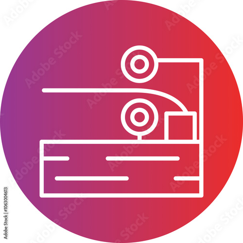 Rolling Machine icon style