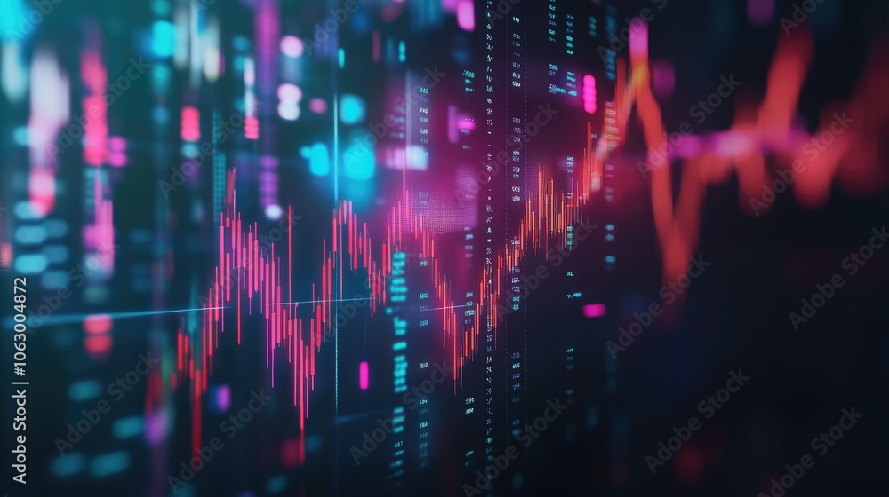 Vibrant Data Visualization with Colorful Graphs and Patterns Vibrant Data Visualization with Colorful Graphs and Patterns