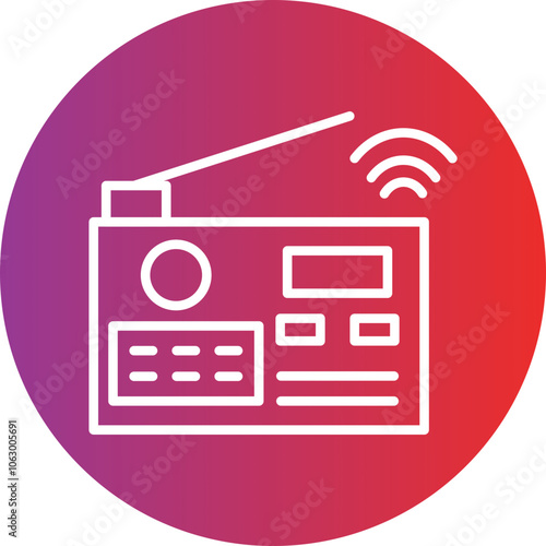 Radio icon style